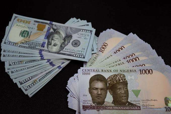 Exchange Rate between the Black Market Dollar and the Naira as of January 29, 2023