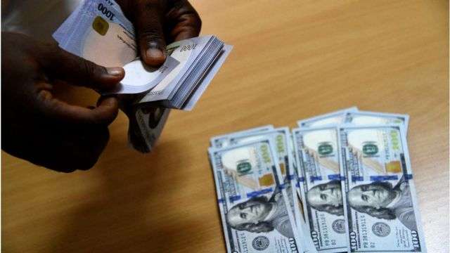 Exchange rate for the Black Market dollar to the Naira as of February 20, 2023