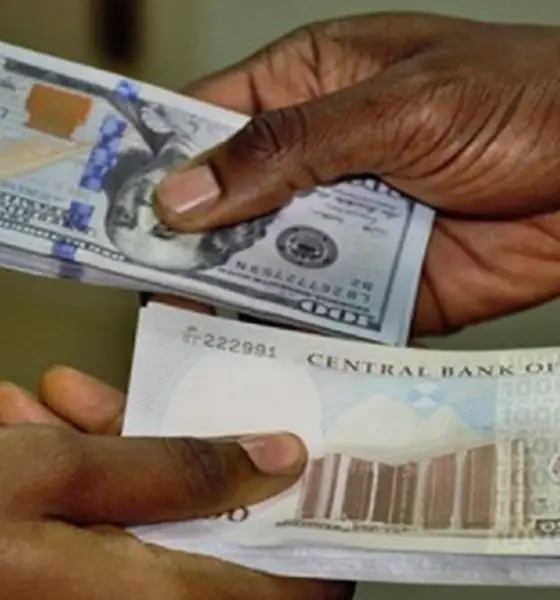 Exchange Rate between Black Market Dollar and the Naira as of March 21, 2023