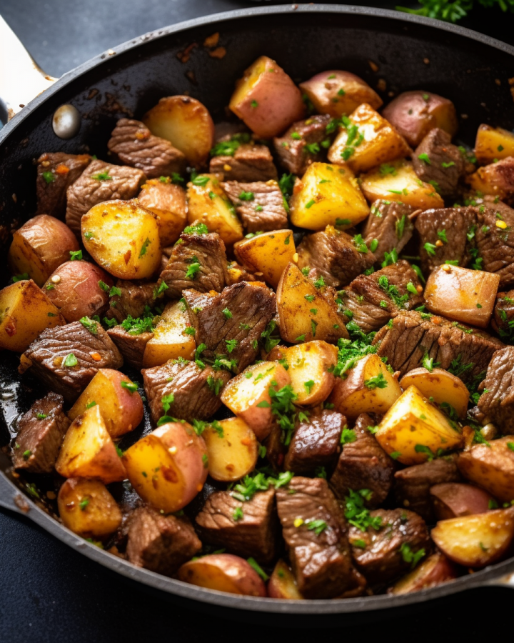 Savory Beef and Potato Skillet: Deliciousness