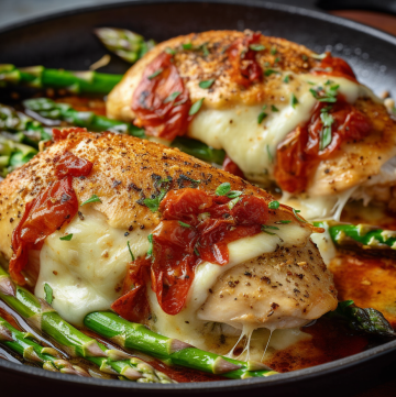Stuffed Chicken Breast with Asparagus Recipe