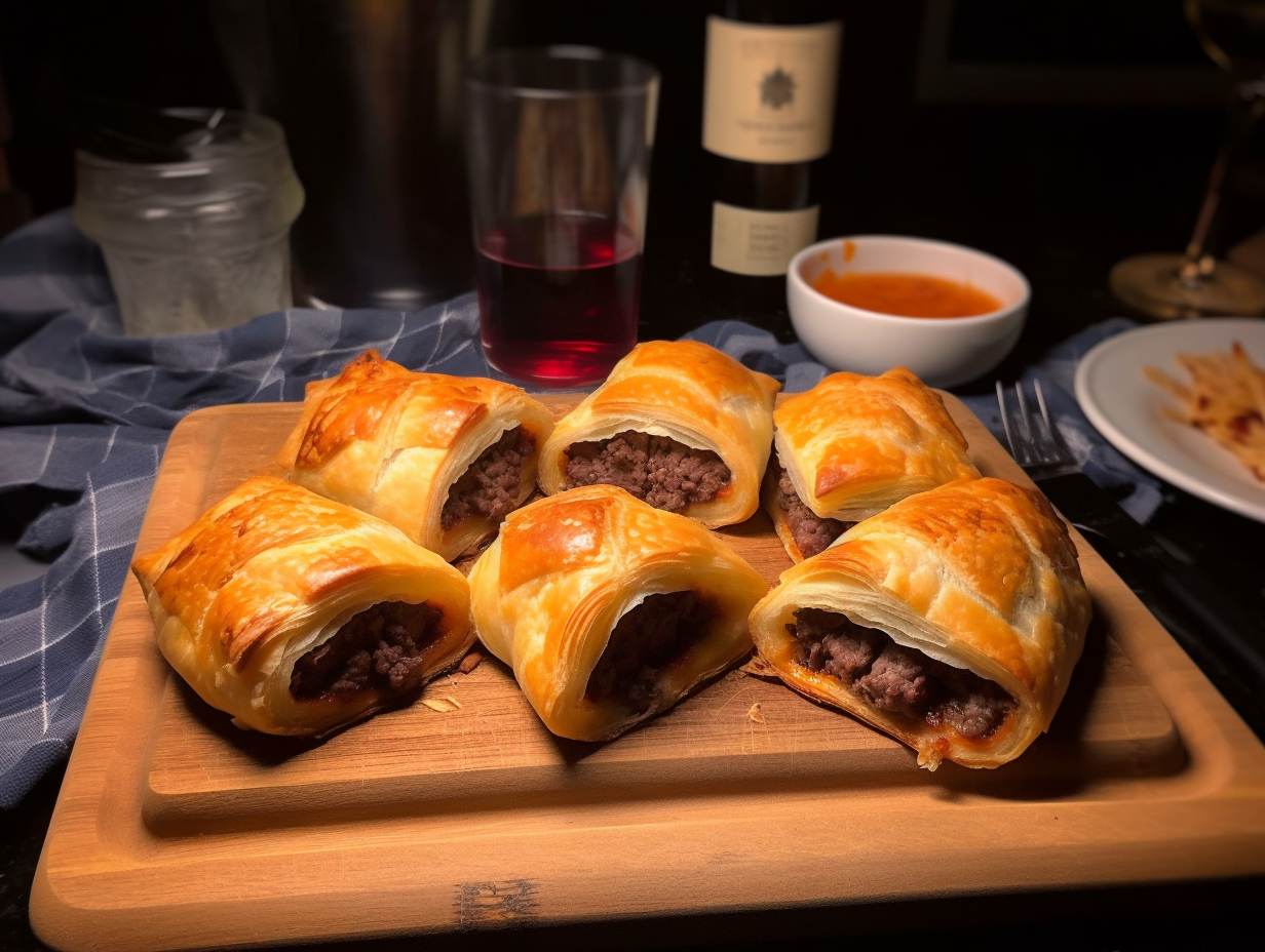 Ingredients for Beef Wellington Turnover with Sweet Chili Wine Sauce