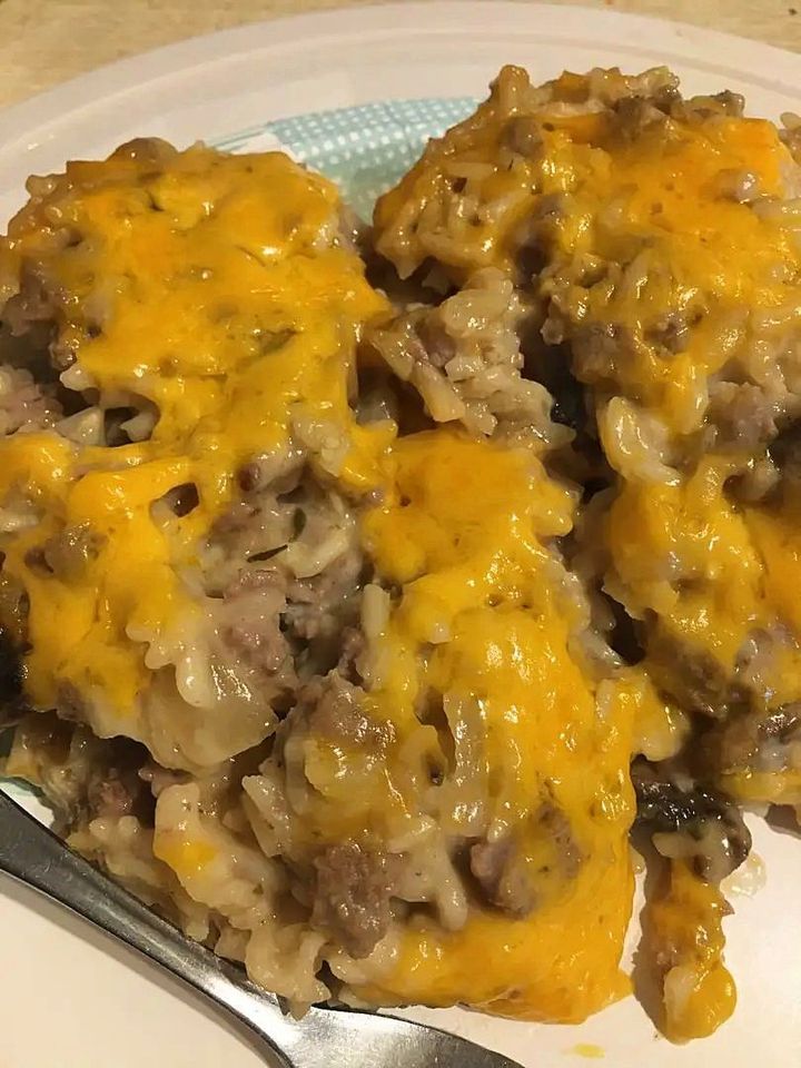 Beef and Rice Casserole Mains JeVibe Recipes