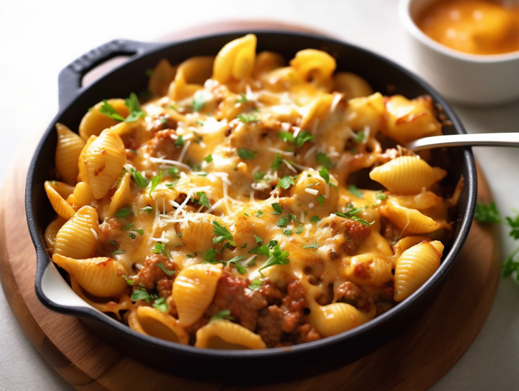 Cheesy Taco Pasta Bake - Mains - JeVibe Recipes