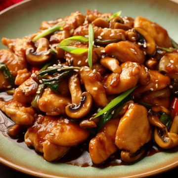 Delectable Chicken and Mushroom Stir Fry