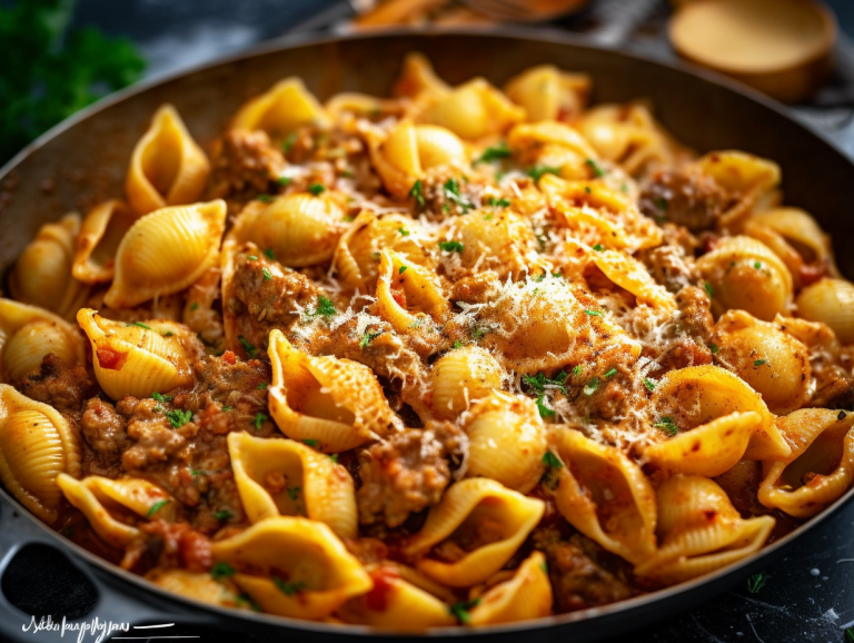 Hearty and Creamy Beef Pasta JeVibe Recipes
