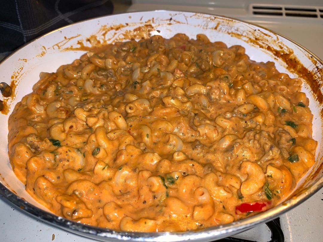 Hearty and Creamy Beef Pasta - JeVibe Recipes