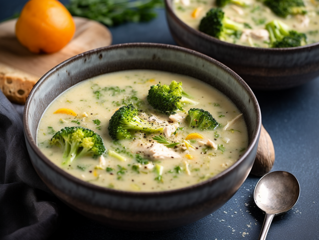 Broccoli Chicken Soup Soups & Stews JeVibe Recipes