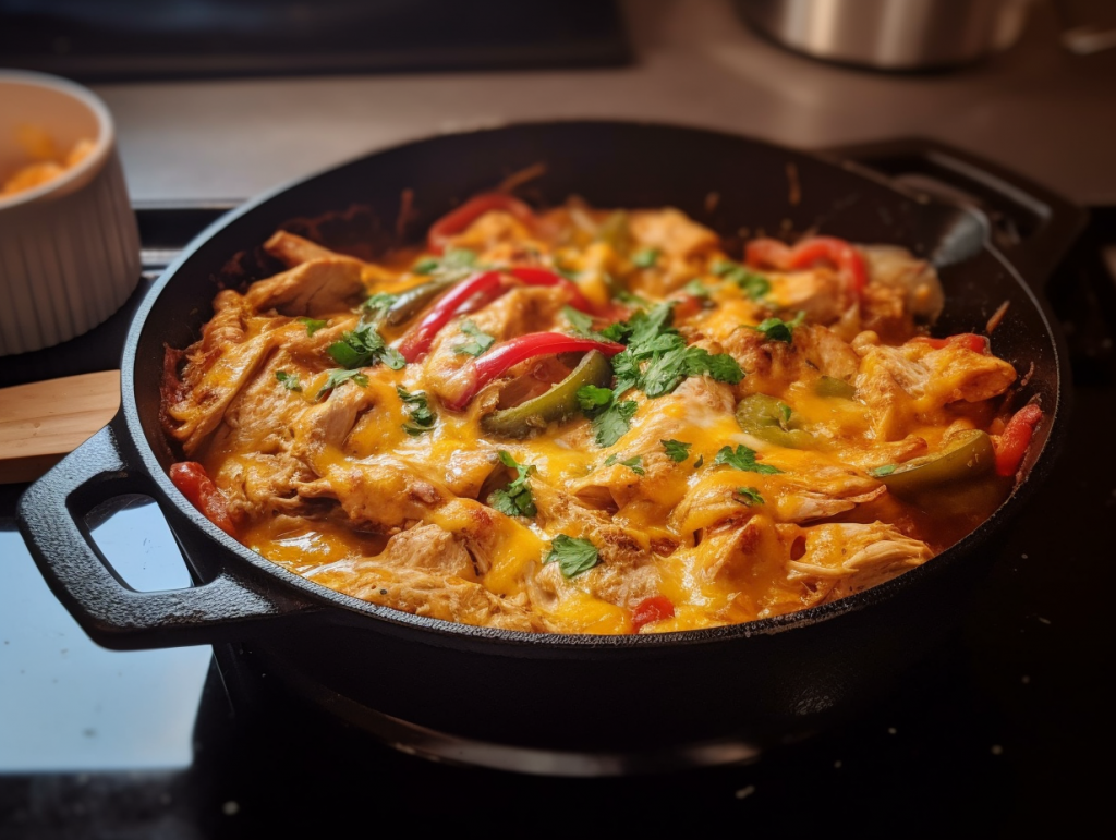 Keto Chicken Fajitas Casserole Mains JeVibe Recipes