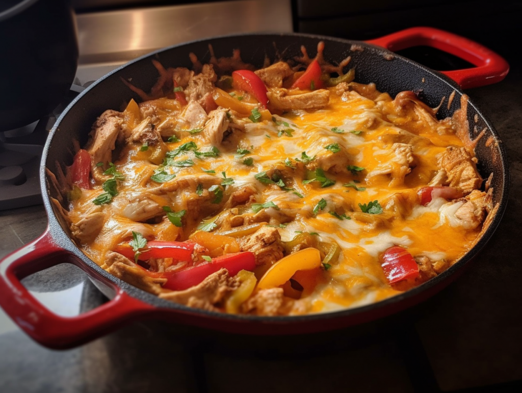 Keto Chicken Fajitas Casserole Mains JeVibe Recipes