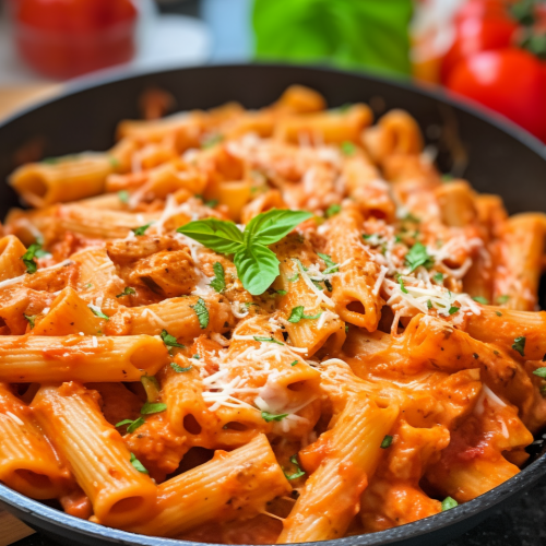 One-Pot Chicken Parmesan Pasta