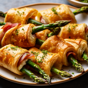 Delectable Prosciutto-Wrapped Asparagus Puff Pastry Bundles
