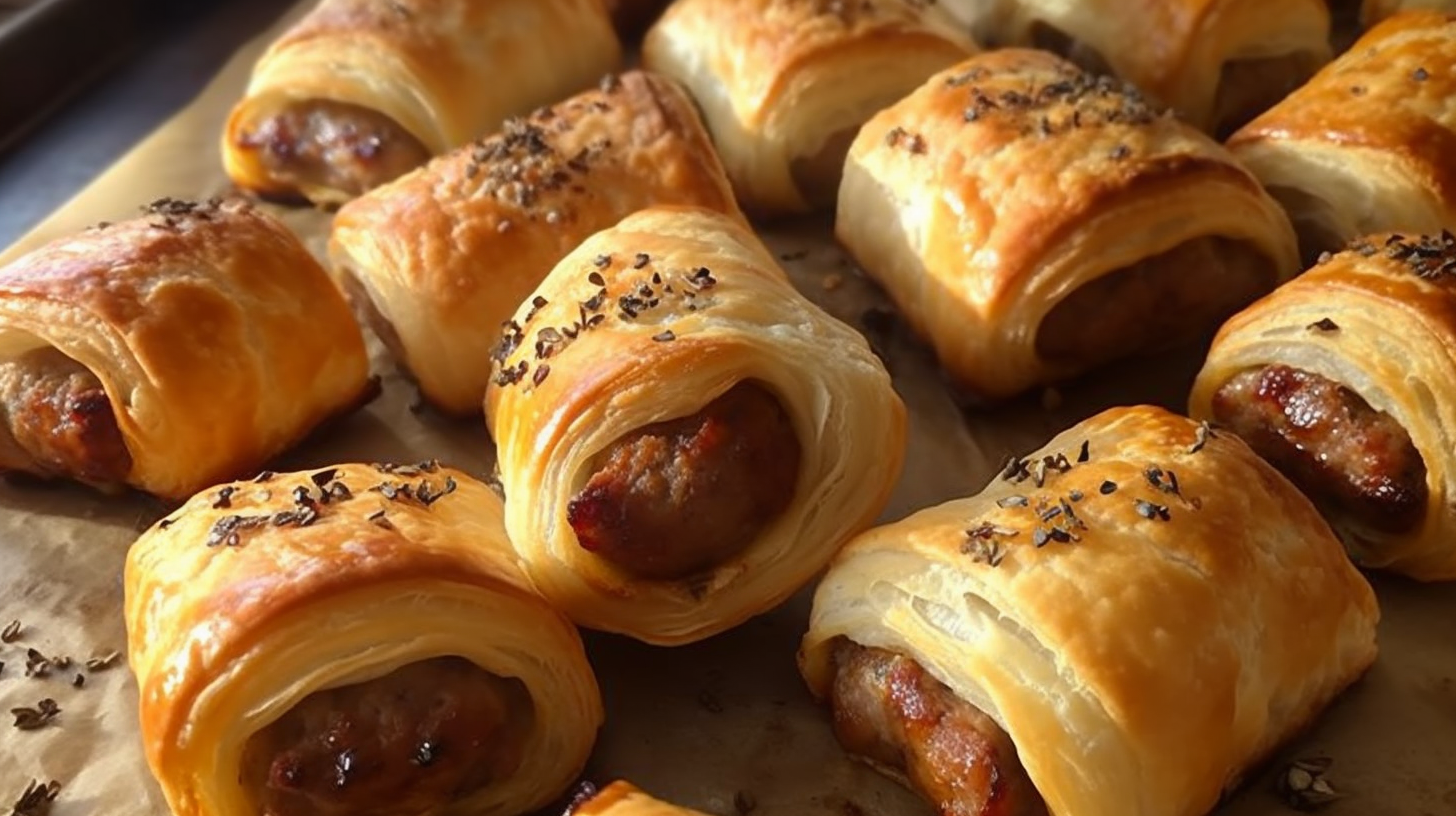 Sausage Mince, Onions, and Herbs - Key Ingredients for Flavorful Sausage Rolls