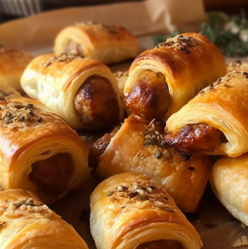 Delicious Sausage Rolls with Flaky Puff Pastry