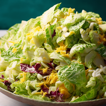 Savoy Cabbage Salad with Creamy Ranch Dressing