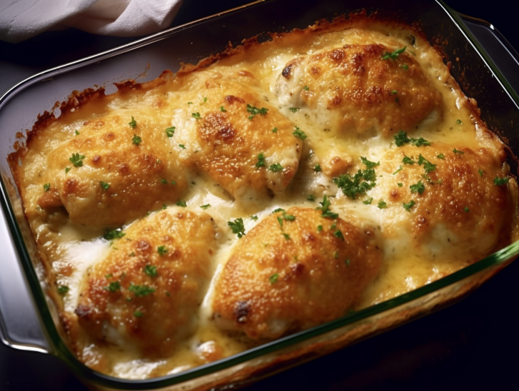 Tender Chicken Delight Recipe | Creamy & Cheesy Delight - Mains