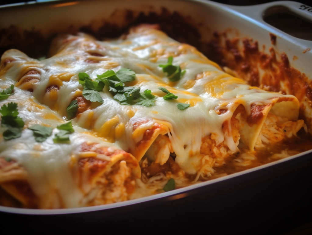 Cream Cheese Chicken Enchiladas Family Favorite Recipe