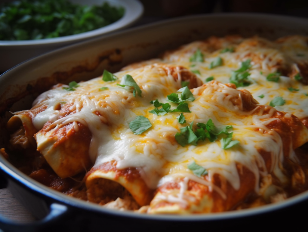 Cream Cheese Chicken Enchiladas Family Favorite Recipe