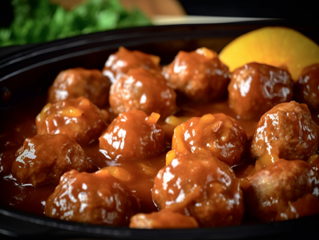 Crockpot Pineapple BBQ Meatballs JeVibe Recipes