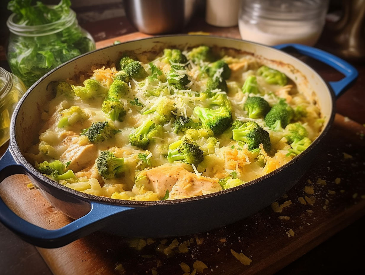 Creamy One-Pot Chicken Broccoli Casserole