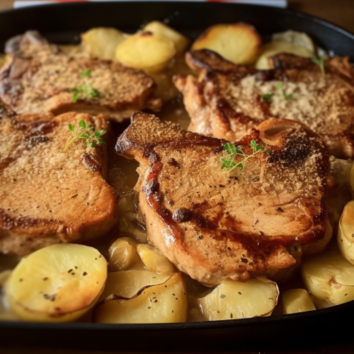 Pork Chops Potatoes Mains JeVibe Recipes