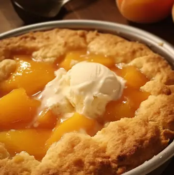 Delicious Bisquick™ Peach Cobbler Dessert