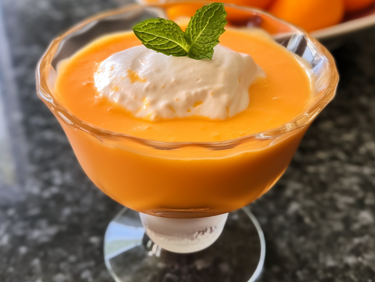 Homemade Low Carb Orange Jello Whips