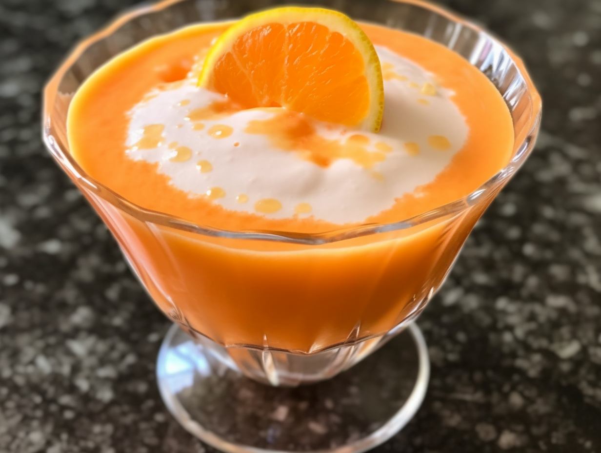 Delicious Orange Creamsicle Jello Whips