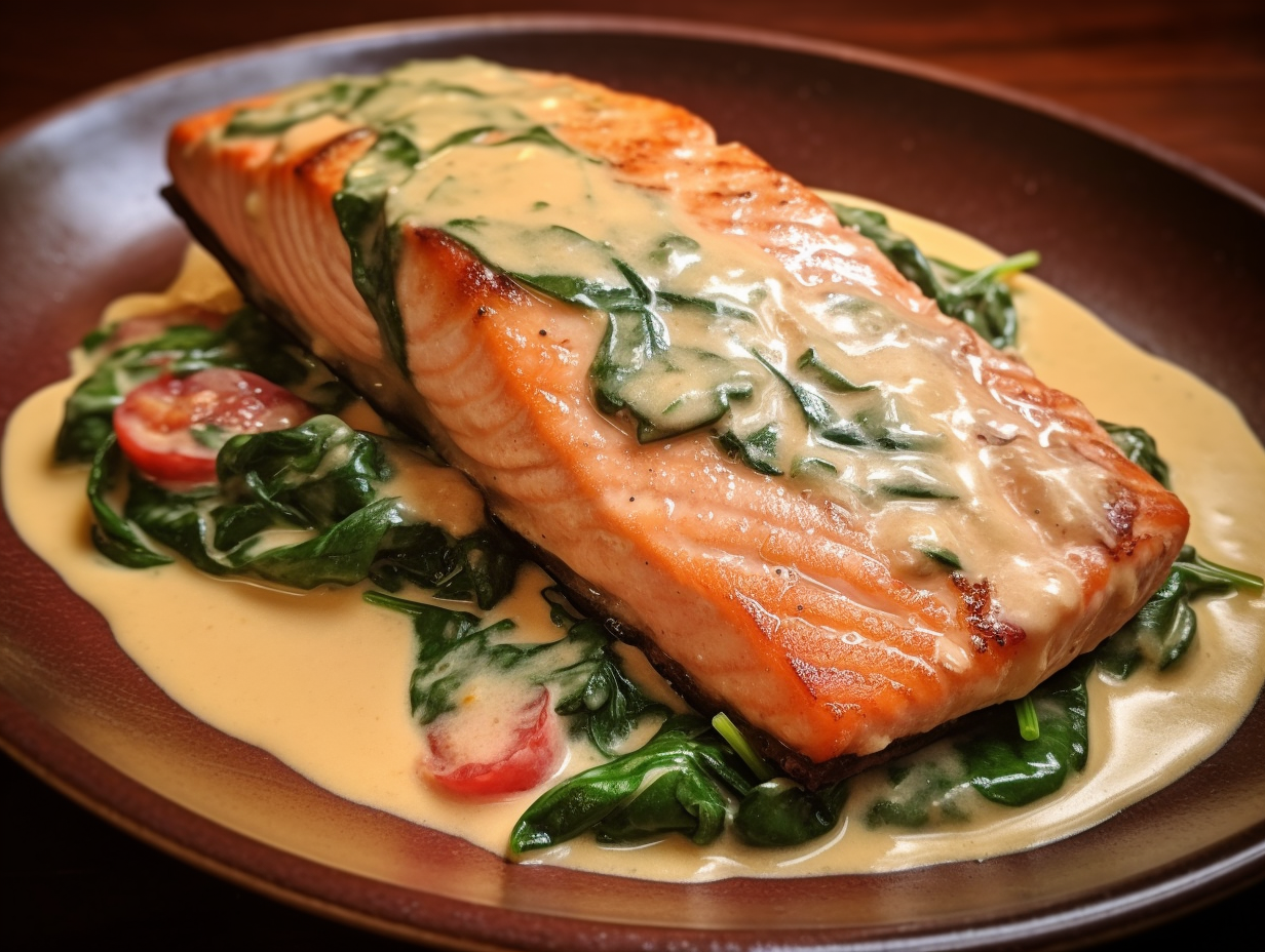 Making Tuscan Butter Salmon at home