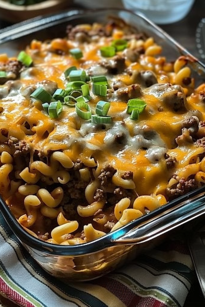 Cheesy Hamburger Casserole : Family Favorite Under One Hour - JeVibe ...