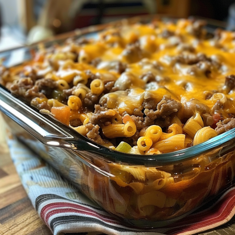 Cheesy Hamburger Casserole : Family Favorite Under One Hour - JeVibe ...