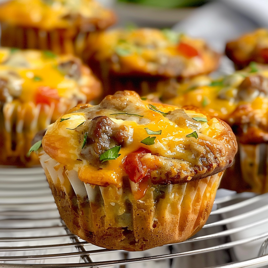 Delicious Easy Sausage Breakfast Muffins for On-The-Go Mornings