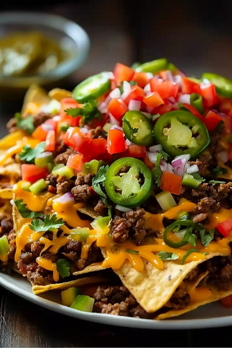 Epic Beef Nachos Supreme: The Ultimate Party Pleaser - JeVibe Recipes