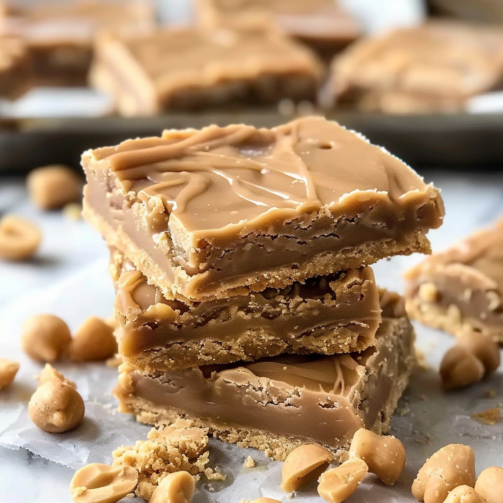 Irresistible Peanut Butter Lunch Lady Cookie Bars - Jevibe Recipes