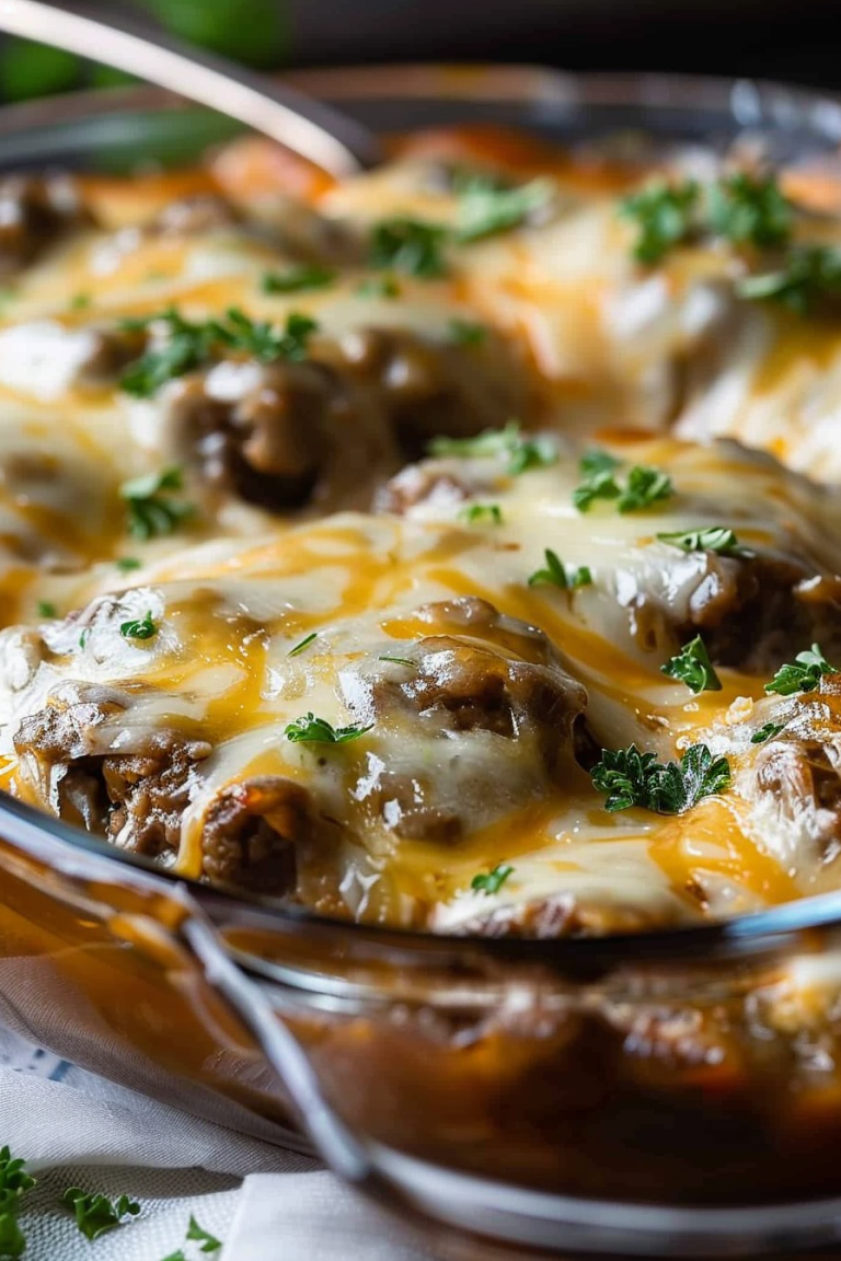 Amish Hamburger Steak Bake - Simple and Delicious Recipe