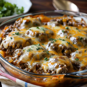 Amish Hamburger Steak Bake - Simple And Delicious Recipe